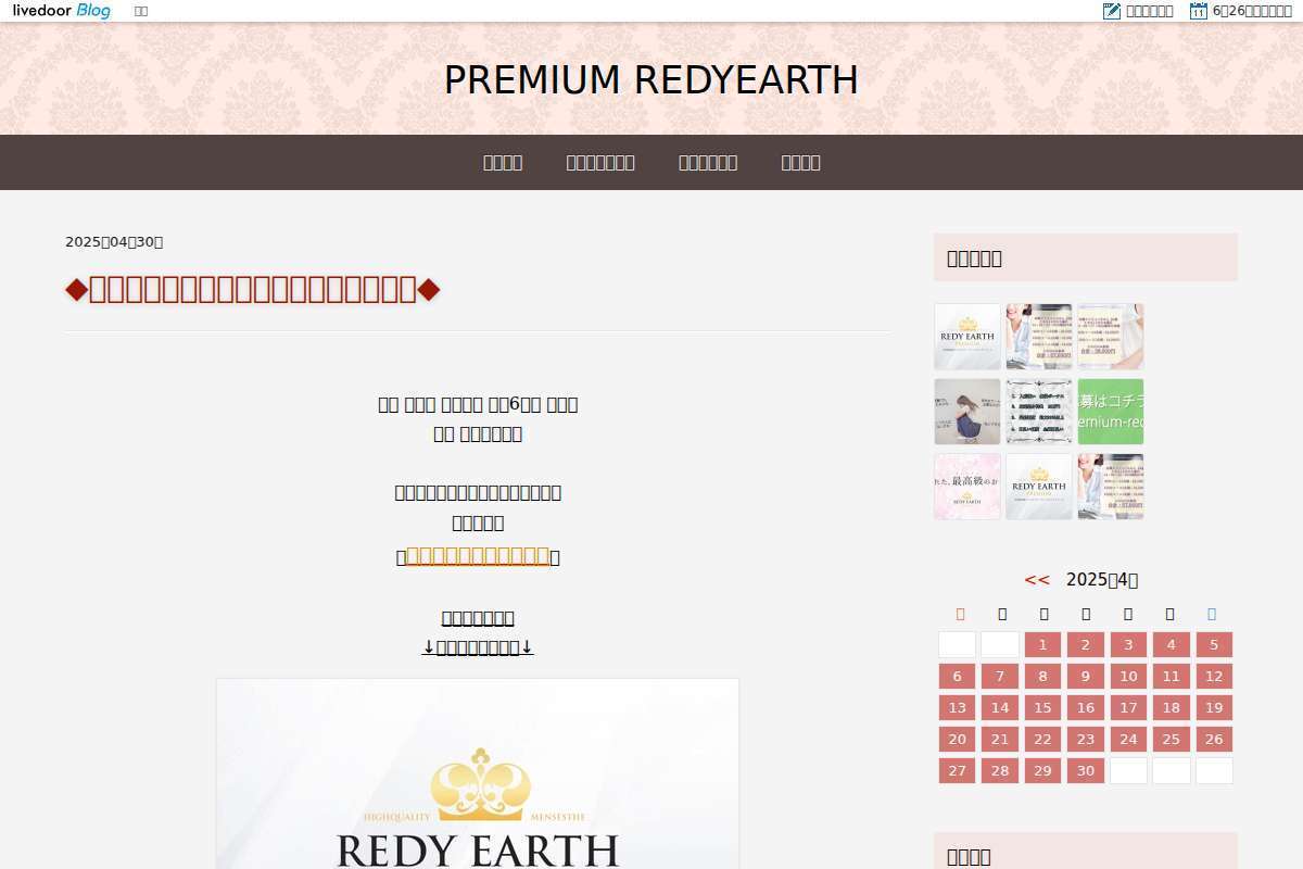 PREMIUM REDYEARTH プレミアム レディアース